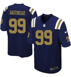Men's Nike New York Jets #99 Mark Gastineau Limited Navy Blue Alternate NFL Jersey
