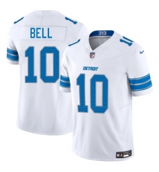 Men's Detroit Lions #10 Ronnie Bell White 2025 F.U.S.E. Vapor Limited Football Stitched Jersey