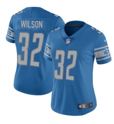 Women's Nike Detroit Lions #32 Tavon Wilson Limited Light Blue Team Color Vapor Untouchable NFL Jersey
