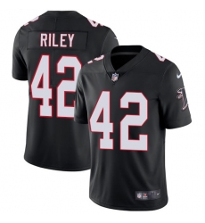 Men's Nike Atlanta Falcons #42 Duke Riley Black Alternate Vapor Untouchable Limited Player NFL Jersey