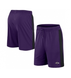 Men's Baltimore Ravens Purple Performance Shorts