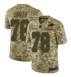 Men's Nike Buffalo Bills #78 Bruce Smith Limited Camo 2018 Salute to Service NFL Jersey