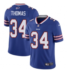 Youth Nike Buffalo Bills #34 Thurman Thomas Royal Blue Team Color Vapor Untouchable Limited Player NFL Jersey