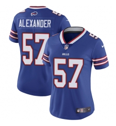 Women's Nike Buffalo Bills #57 Lorenzo Alexander Royal Blue Team Color Vapor Untouchable Limited Player NFL Jersey