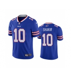 Men's Buffalo Bills #10 Khalil Shakir Blue Vapor Untouchable Limited Stitched Jersey