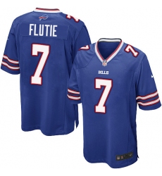 Men's Nike Buffalo Bills #7 Doug Flutie Game Royal Blue Team Color NFL Jersey