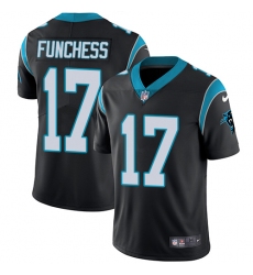 Men's Nike Carolina Panthers #17 Devin Funchess Black Team Color Vapor Untouchable Limited Player NFL Jersey