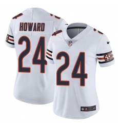 Women's Nike Chicago Bears #24 Jordan Howard White Vapor Untouchable Limited Player NFL Jersey