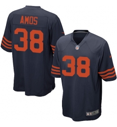 Men's Nike Chicago Bears #38 Adrian Amos Game Navy Blue Alternate NFL Jersey