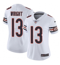 Women's Nike Chicago Bears #13 Kendall Wright White Vapor Untouchable Limited Player NFL Jersey