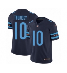 Youth Chicago Bears #10 Mitchell Trubisky Limited Navy Blue City Edition Football Jersey