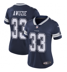 Women's Nike Dallas Cowboys #33 Chidobe Awuzie Navy Blue Team Color Vapor Untouchable Limited Player NFL Jersey