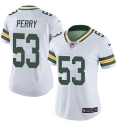 Women's Nike Green Bay Packers #53 Nick Perry White Vapor Untouchable Limited Player NFL Jersey