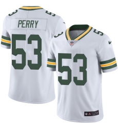 Youth Nike Green Bay Packers #53 Nick Perry White Vapor Untouchable Limited Player NFL Jersey