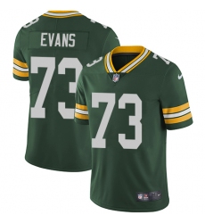 Men's Nike Green Bay Packers #73 Jahri Evans Green Team Color Vapor Untouchable Limited Player NFL Jersey