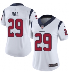 Women's Nike Houston Texans #29 Andre Hal Limited White Vapor Untouchable NFL Jersey