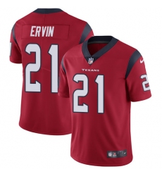 Youth Nike Houston Texans #21 Tyler Ervin Red Alternate Vapor Untouchable Limited Player NFL Jersey