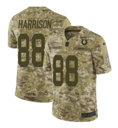 Youth Nike Indianapolis Colts #88 Marvin Harrison Limited Camo 2018 Salute to Service NFL Jersey