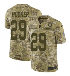 Men's Nike Indianapolis Colts #29 Malik Hooker Limited Camo 2018 Salute to Service NFL Jersey