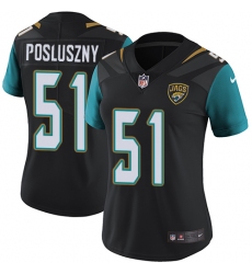 Women's Nike Jacksonville Jaguars #51 Paul Posluszny Black Alternate Vapor Untouchable Limited Player NFL Jersey