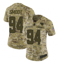 Women's Nike Jacksonville Jaguars #94 Dawuane Smoot Limited Camo 2018 Salute to Service NFL Jersey