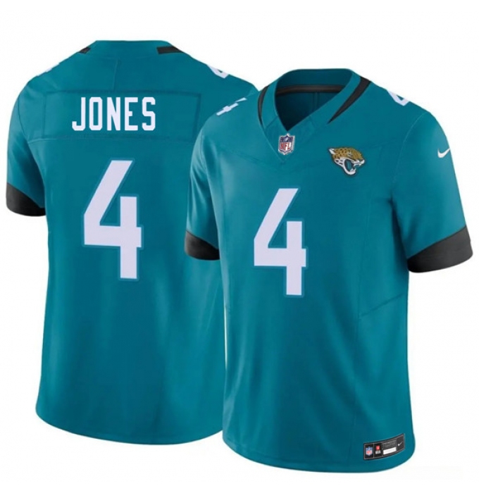 Men's Jacksonville Jaguars #4 Jarrian Jones Teal 2026 F.U.S.E. Vapor Untouchable Limited Football Stitched Jersey