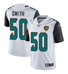Men's Nike Jacksonville Jaguars #50 Telvin Smith White Vapor Untouchable Limited Player NFL Jersey