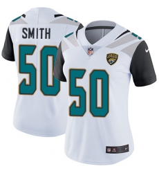 Women's Nike Jacksonville Jaguars #50 Telvin Smith White Vapor Untouchable Limited Player NFL Jersey