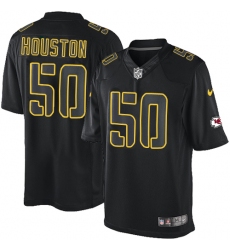 Men's Nike Kansas City Chiefs #50 Justin Houston Limited Black Impact NFL Jersey